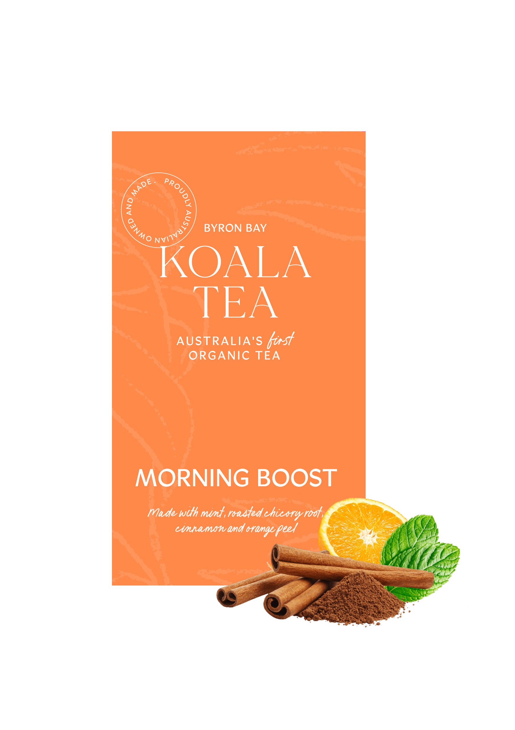 Morning Boost Tea | Peppermint, Chicory, Cinnamon & Orange – Koala Tea