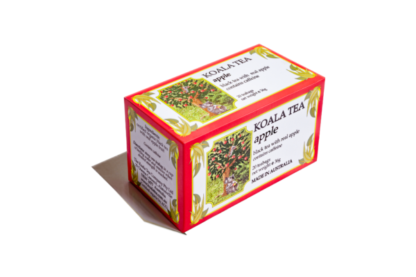 Apple organic herbal tea, certified organic, produced in Northern Rivers NSW by Koala Tea Company