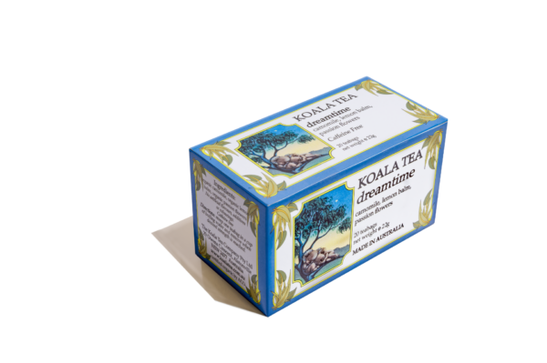 Dreamtime organic herbal tea, certified organic, produced in Northern Rivers NSW by Koala Tea Company