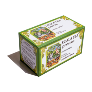 Green Tea organic herbal tea, certified organic, produced in Northern Rivers NSW by Koala Tea Company